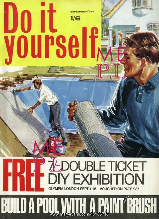 : Cover design, Do it yourself, September 1967 : Cover design, Do it yourself, September 1967