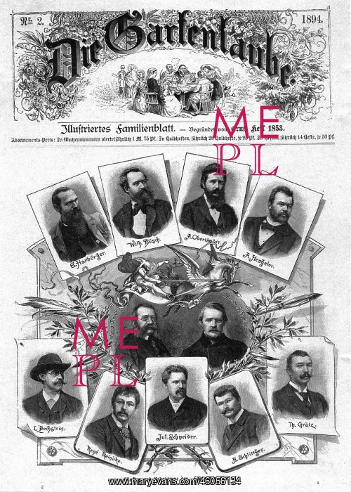 : The front cover of Die Gartenlaube : The front cover of Die Gartenlaube
