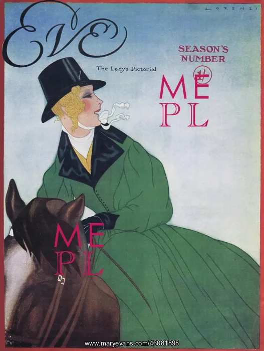  : Cover of Eve Magazine