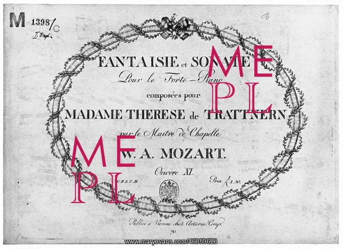 : Cover of the Fantasy and Sonata for Piano : Cover of the Fantasy and Sonata for Piano