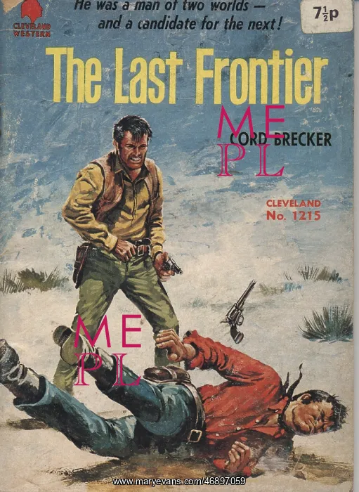 : Front cover of The Last Frontier by Cord Brecker : Front cover of The Last Frontier by Cord Brecker
