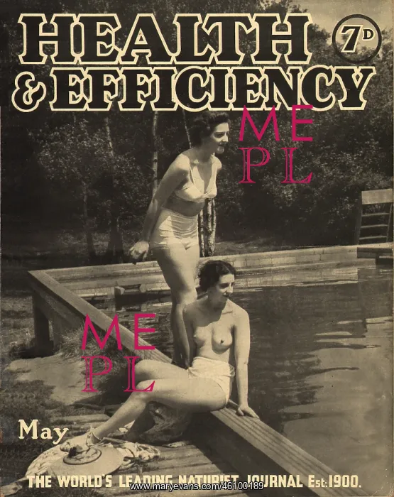 : Front cover of Health & Efficiency magazine : Front cover of Health & Efficiency magazine