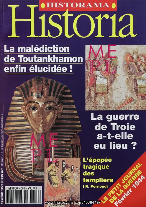 : Front Cover of Historia Magazine : Front Cover of Historia Magazine