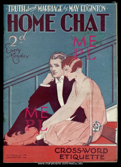 : Cover of Home Chat Magazine : Cover of Home Chat Magazine