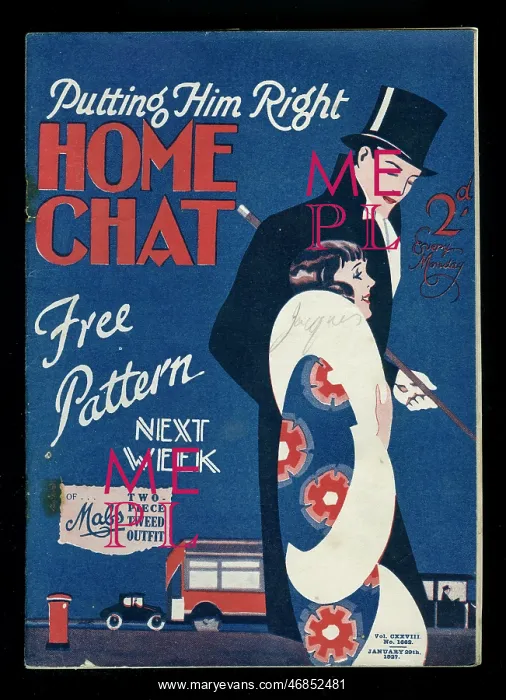 : Cover of Home Chat Magazine : Cover of Home Chat Magazine