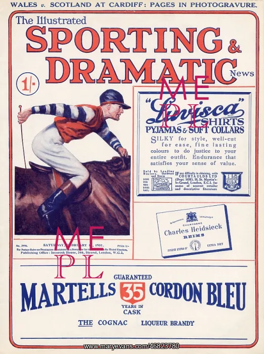 : Front cover of The Illustrated Sporting & Dramatic News : Front cover of The Illustrated Sporting & Dramatic News