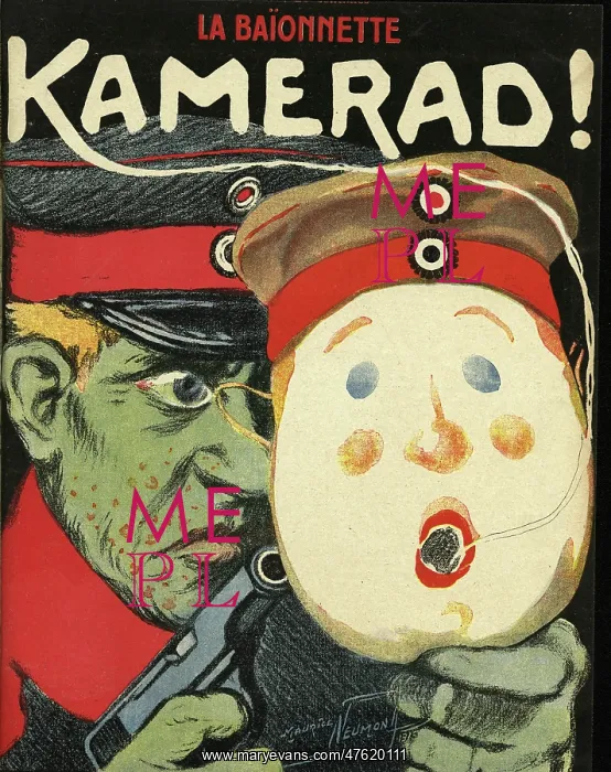 : Front cover, La Baionnette, WW1 : Front cover, La Baionnette, WW1