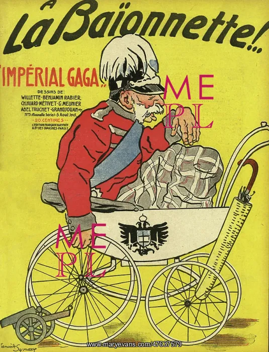 : Front cover, La Baionnette, WW1 : Front cover, La Baionnette, WW1