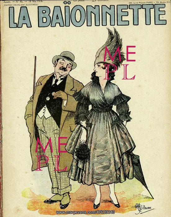 : Front cover, La Baionnette, WW1 : Front cover, La Baionnette, WW1