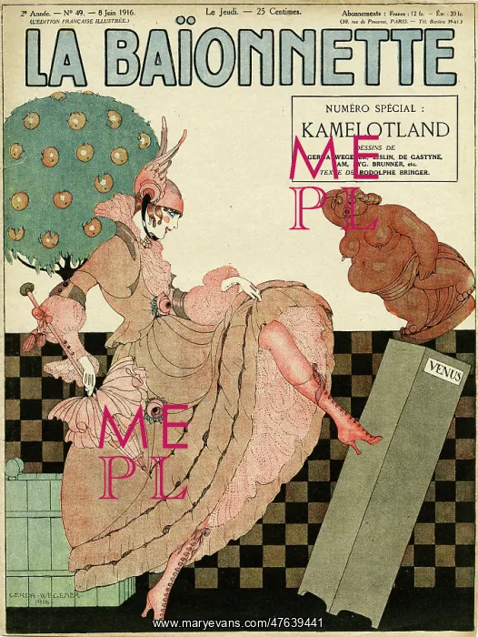 : Front cover, La Baionnette, WW1 : Front cover, La Baionnette, WW1