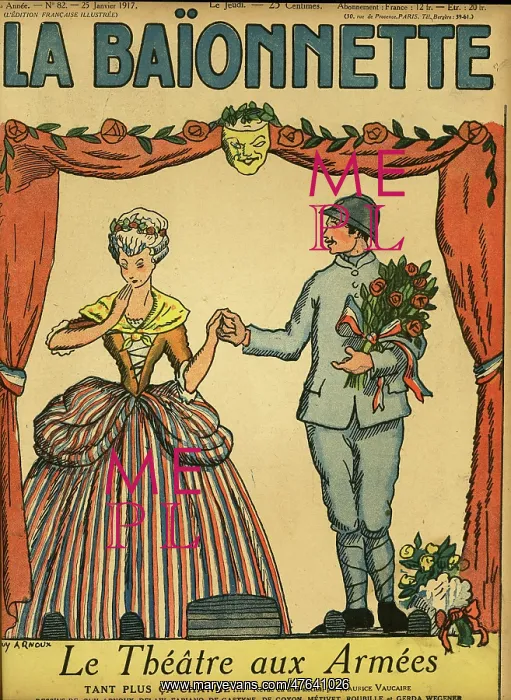 : Front cover, La Baionnette, WW1 : Front cover, La Baionnette, WW1