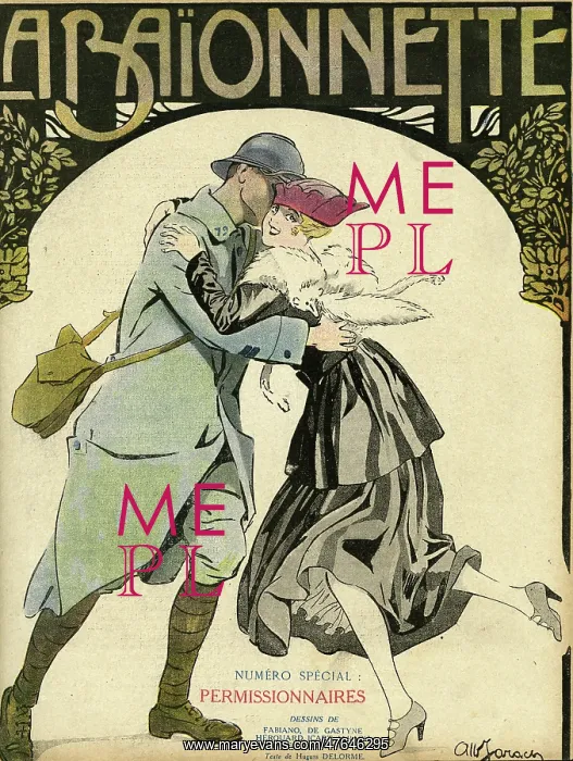 : Front cover, La Baionnette, WW1 : Front cover, La Baionnette, WW1