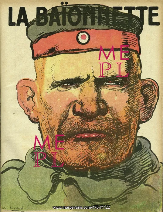 : Front cover, La Baionnette, WW1 : Front cover, La Baionnette, WW1