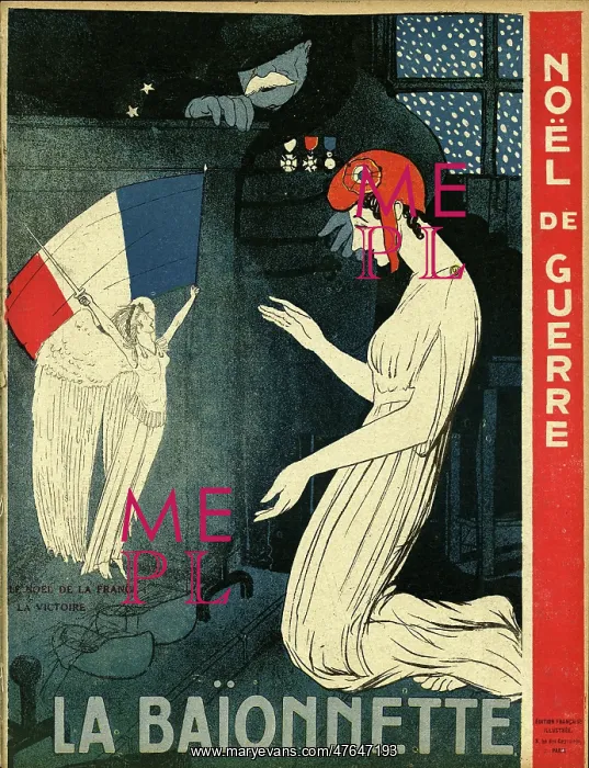 : Front cover, La Baionnette, WW1 : Front cover, La Baionnette, WW1