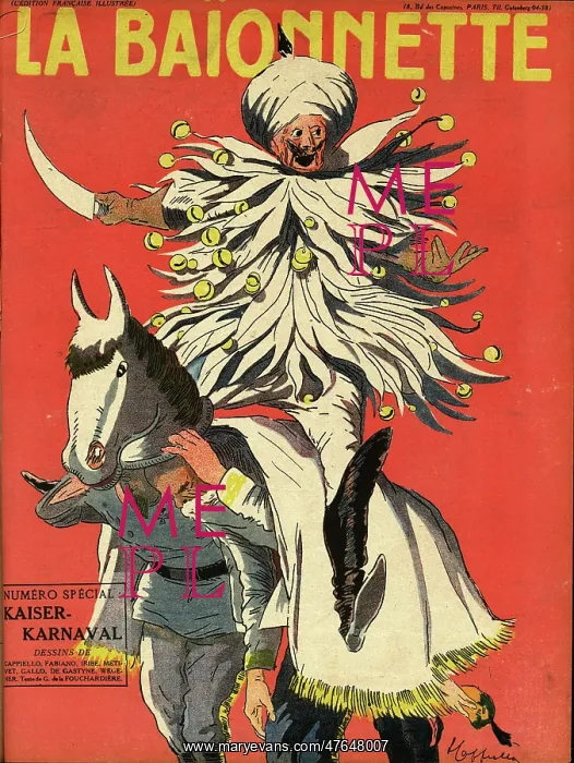 : Front cover, La Baionnette, WW1 : Front cover, La Baionnette, WW1