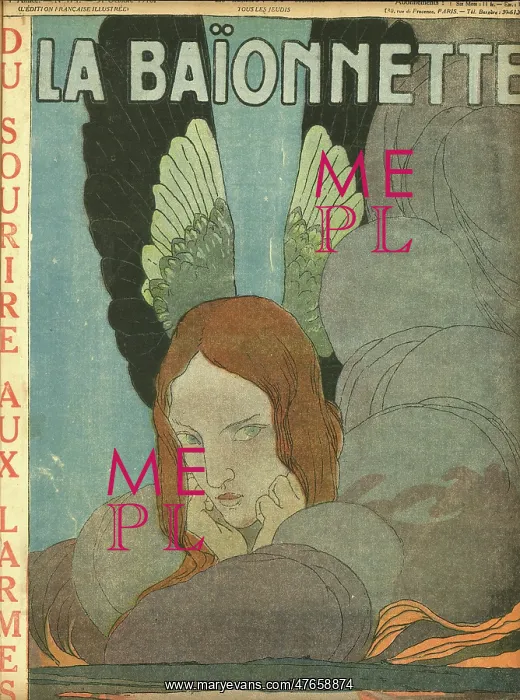 : Front cover, La Baionnette, WW1 : Front cover, La Baionnette, WW1