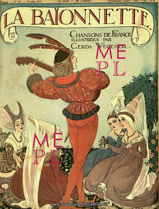 : Front cover, La Baionnette, WW1 : Front cover, La Baionnette, WW1