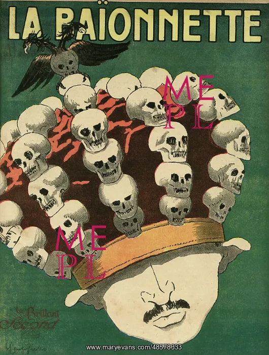 : Front cover, La Baionnette, WW1 : Front cover, La Baionnette, WW1