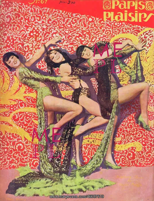  : Cover for Paris Plaisirs number 61