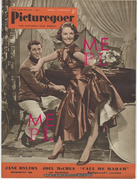 : Front cover of Picturegoer magazine : Front cover of Picturegoer magazine