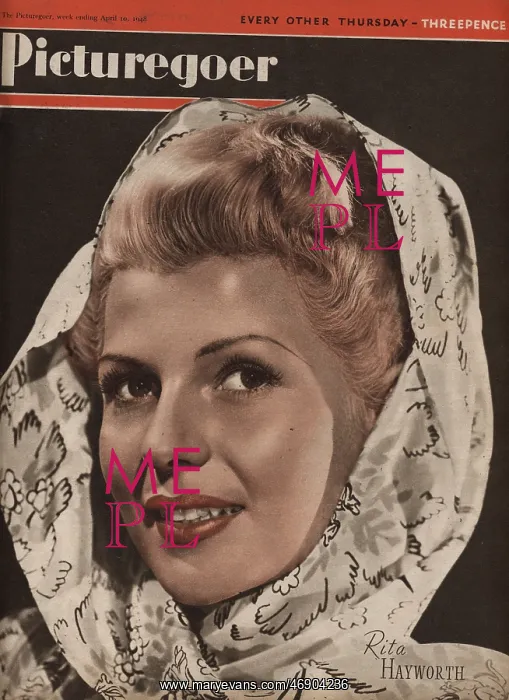 : Front cover of Picturegoer magazine : Front cover of Picturegoer magazine