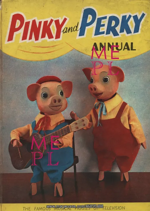 : Front cover of the Pinky and Perky Annual, 1966 : Front cover of the Pinky and Perky Annual, 1966