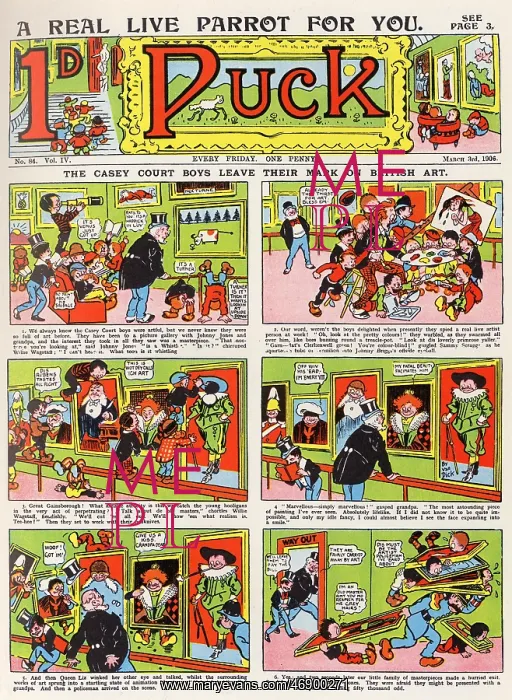  : Cover of Puck comic, 3rd March 1906