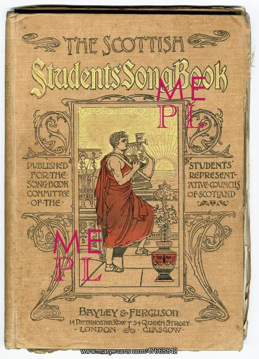 : Front cover, The Scottish Students Song Book : Front cover, The Scottish Students Song Book