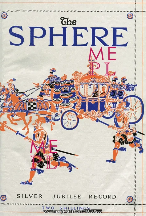 : Front cover of the Sphere Silver Jubilee Record : Front cover of the Sphere Silver Jubilee Record