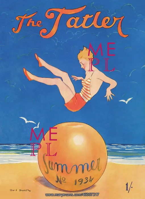 : Front cover from The Tatler : Front cover from The Tatler