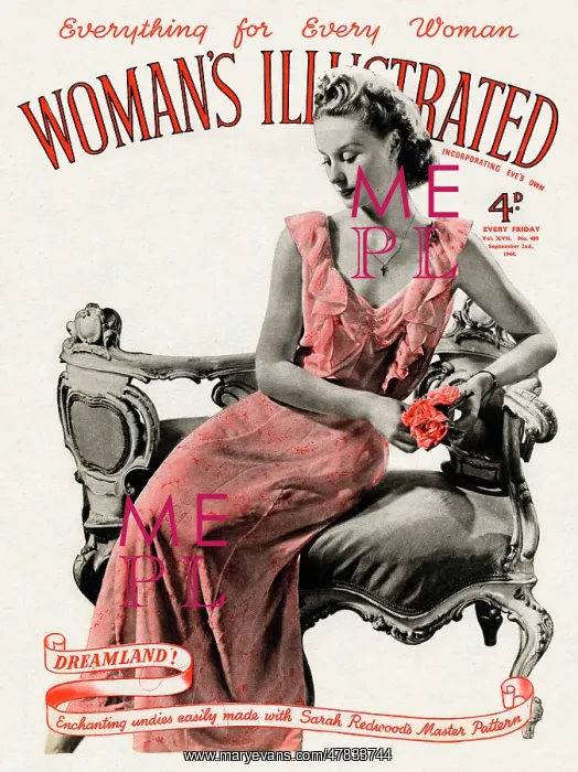 : Cover of Woman's Illustrated Magazine : Cover of Woman's Illustrated Magazine