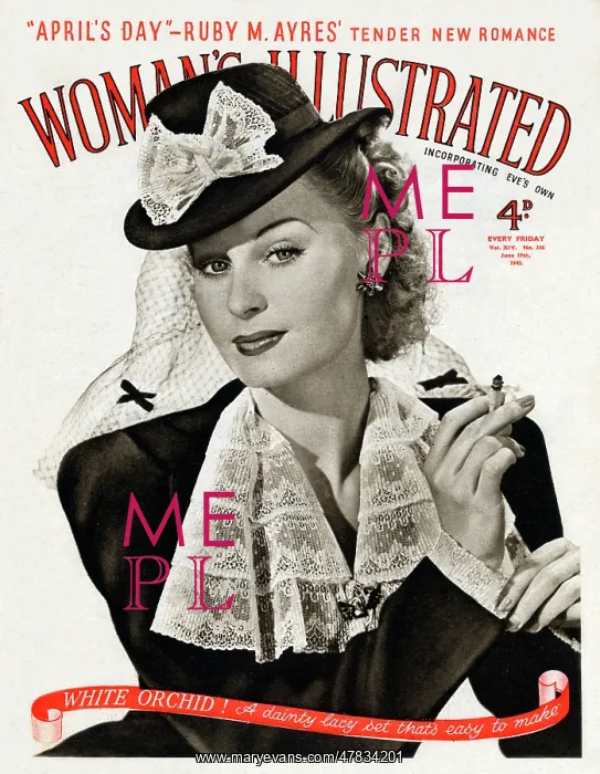 : Cover of Woman's Illustrated Magazine : Cover of Woman's Illustrated Magazine