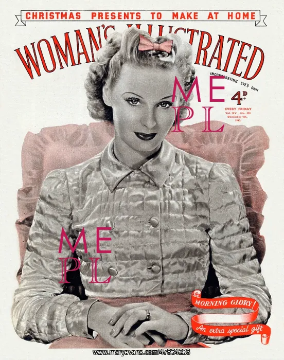 : Cover of Woman's Illustrated Magazine : Cover of Woman's Illustrated Magazine