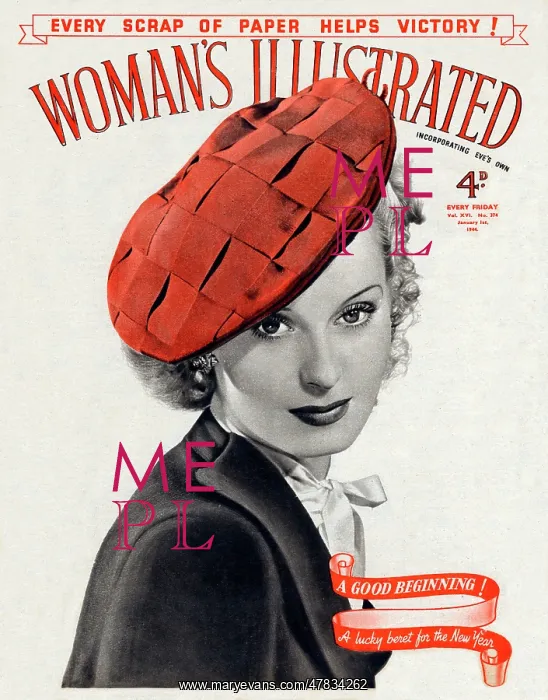 : Cover of Woman's Illustrated Magazine : Cover of Woman's Illustrated Magazine