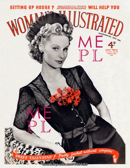 : Cover of Woman's Illustrated Magazine : Cover of Woman's Illustrated Magazine