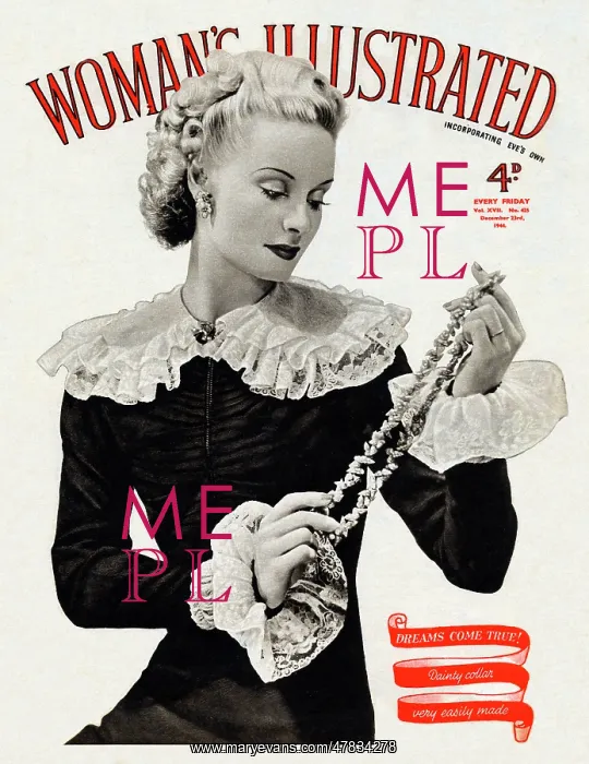 : Cover of Woman's Illustrated Magazine : Cover of Woman's Illustrated Magazine
