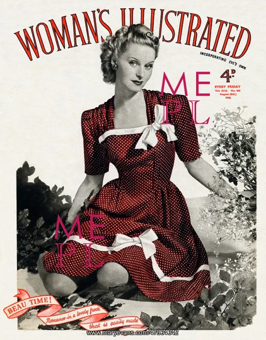 : Cover of Woman's Illustrated Magazine : Cover of Woman's Illustrated Magazine