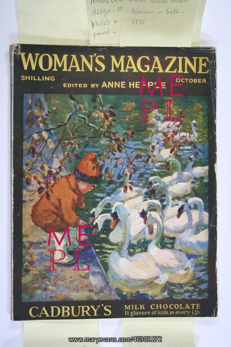 : Front cover of Woman's Magazine, October : Front cover of Woman's Magazine, October