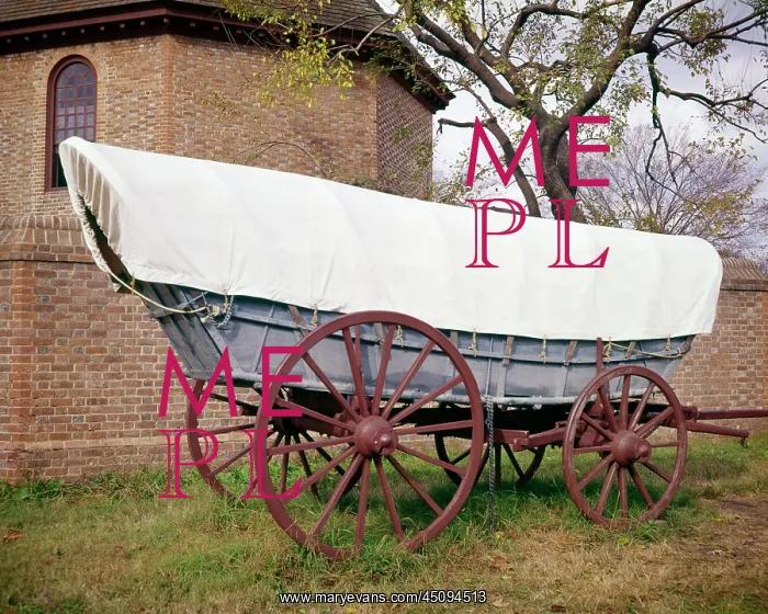 : Covered Conestoga Wagon Used To Haul Freight on : Covered Conestoga Wagon Used To Haul Freight on