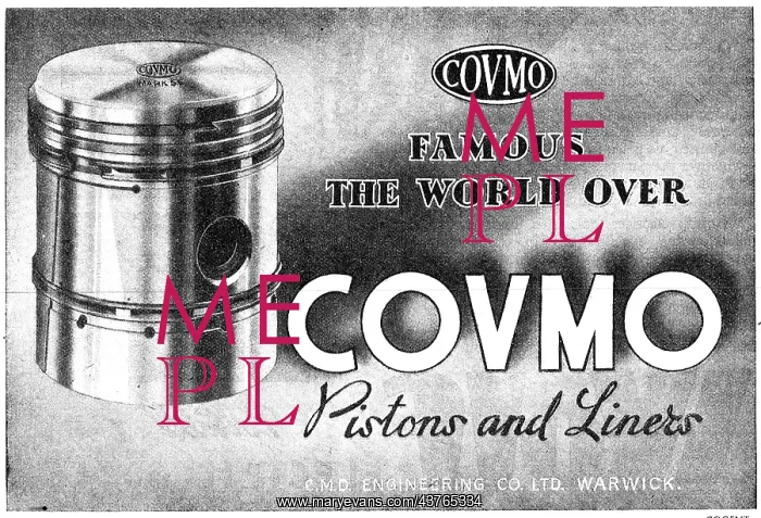 : Covmo Pistons & Liners : Covmo Pistons & Liners