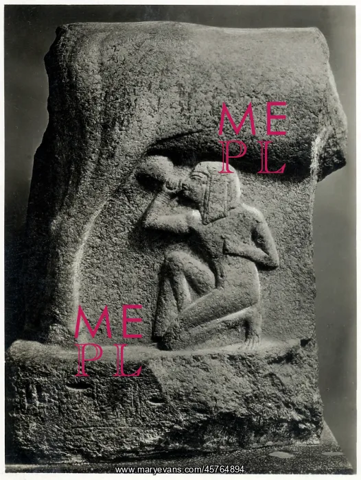 : Cow Goddess Hathor nursing Pharaoh Horemheb : Cow Goddess Hathor nursing Pharaoh Horemheb