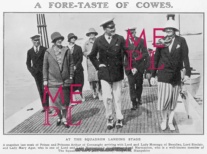 : At Cowes. At the Royal Yacht Squadron landing stage in Cowes, Isle of Wight : At Cowes. At the Royal Yacht Squadron landing stage in Cowes, Isle of Wight