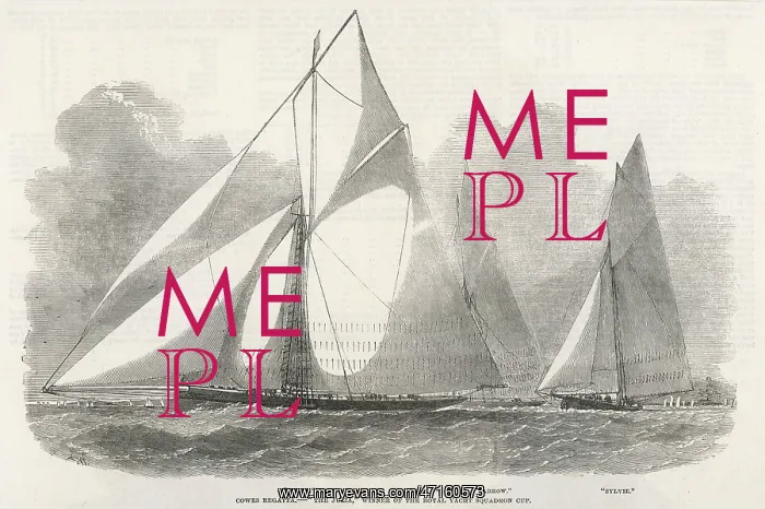 : COWES REGATTA 1853 : COWES REGATTA 1853