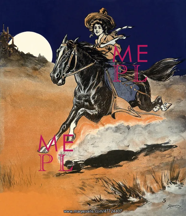  : Cowgirl on Horse