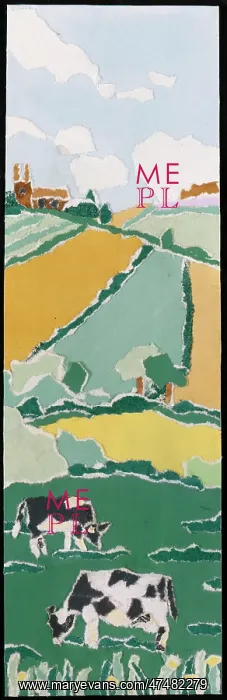  : Cows grazing ' bookmark design
