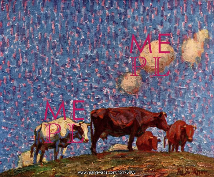 : Cows On Hill : Cows On Hill