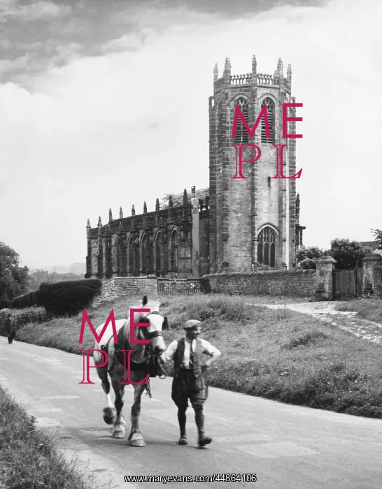 : COXWOLD CHURCH 1940S : COXWOLD CHURCH 1940S