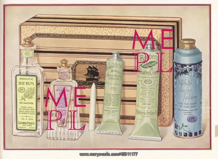 : CPC cosmetics gift box for men, 1927 : CPC cosmetics gift box for men, 1927