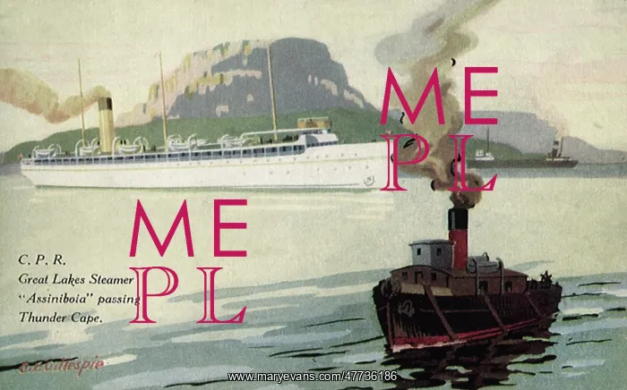: C.P.R. Great Lakes Steamer Assiniboia : C.P.R. Great Lakes Steamer Assiniboia