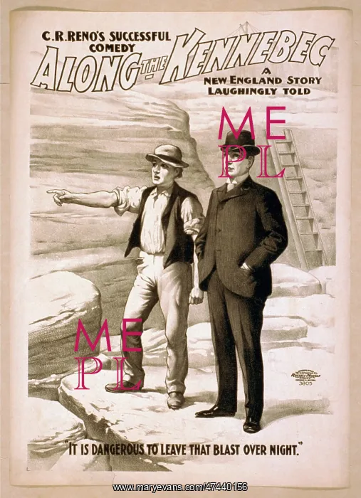 : CR Reno's successful comedy, Along the Kennebec a New Englan : CR Reno's successful comedy, Along the Kennebec a New Englan
